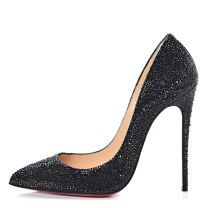Christian Louboutin Nappa Strass So Kate 120 Pumps 37.5 Black 1 of 7