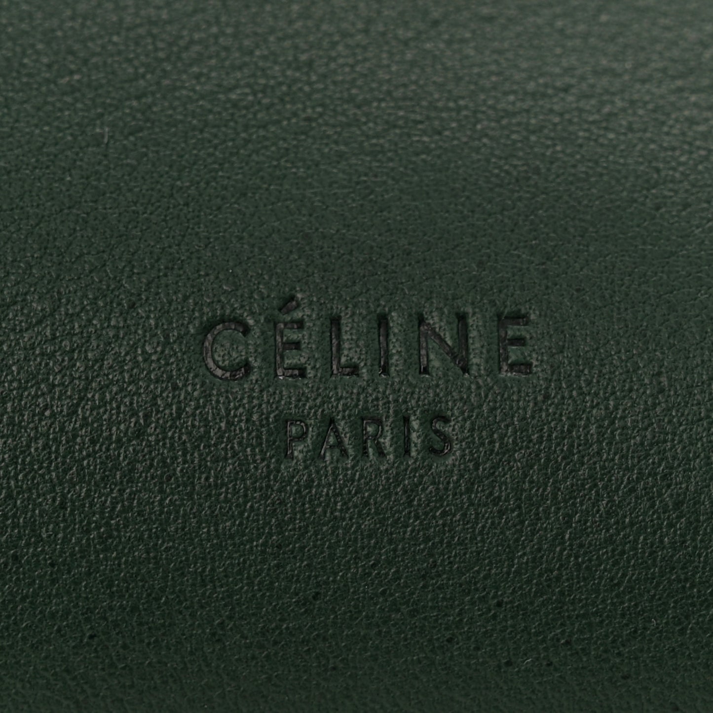 Smooth Calfskin Medium Big Bag Dark Green