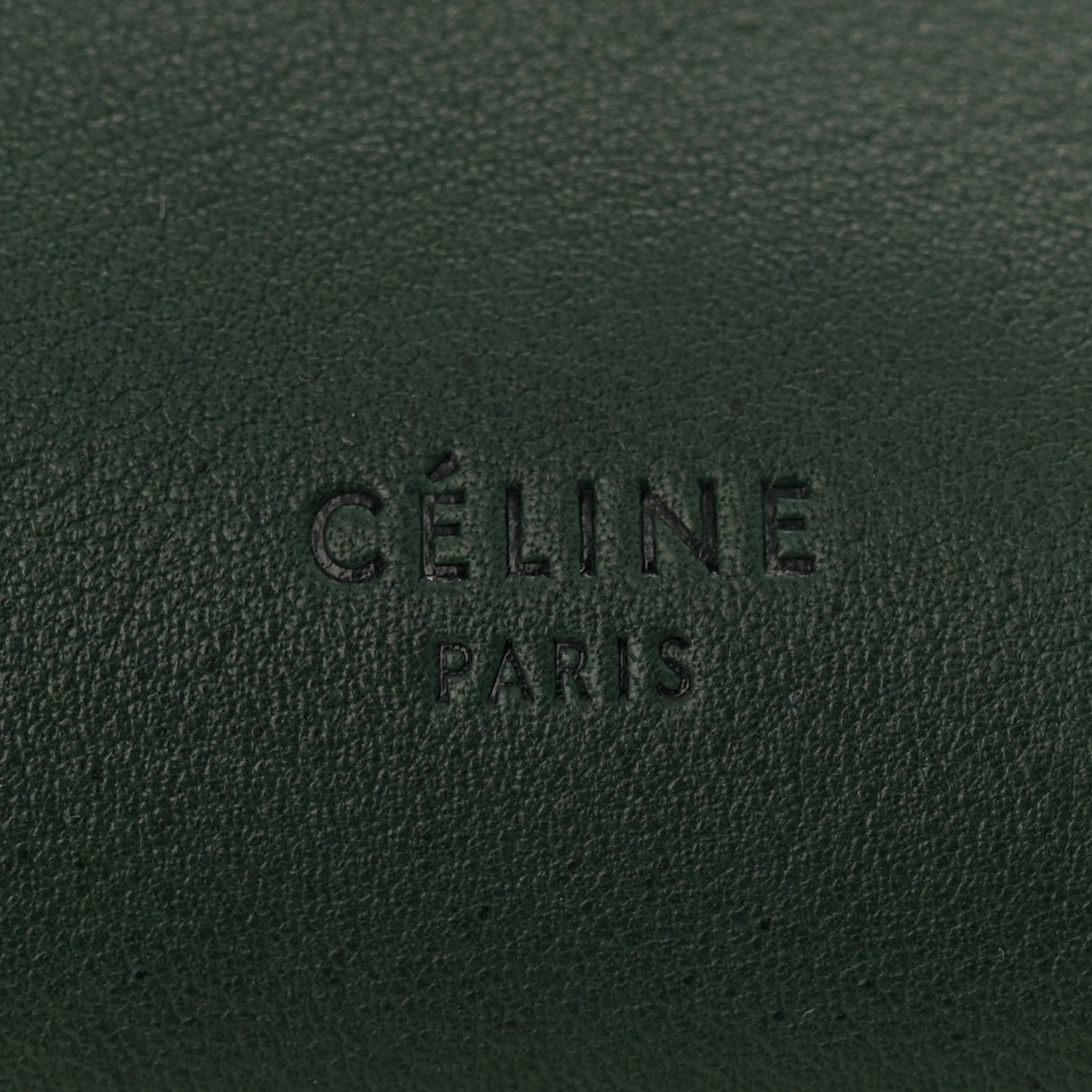 Celine Smooth Calfskin Medium Big Bag Dark Green 5 of 14