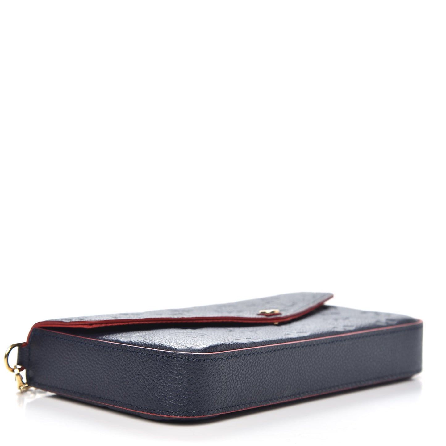 Empreinte Pochette Felicie Chain Wallet Marine Rouge