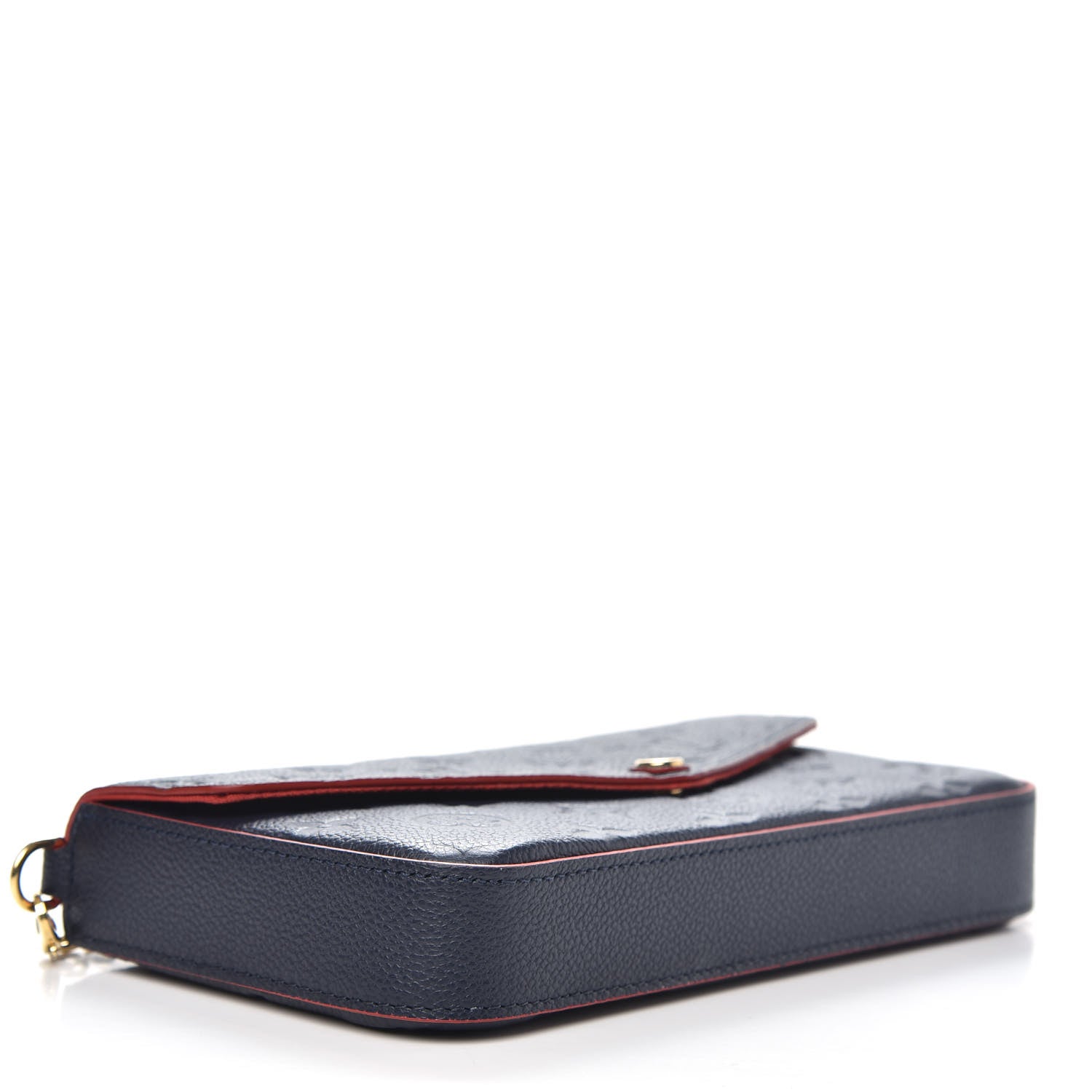 Louis Vuitton Empreinte Pochette Felicie Chain Wallet Marine Rouge 5 of 11