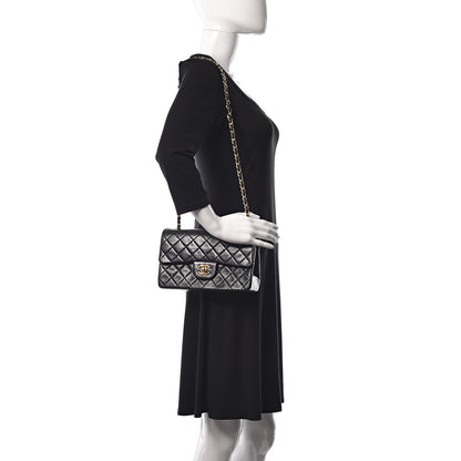 Chanel Lambskin Quilted Small Double Flap Black 2 of 23