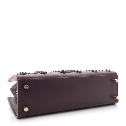 Christian Louboutin Calfskin Spikes Loubinthesky Paloma Merlot 4 of 10