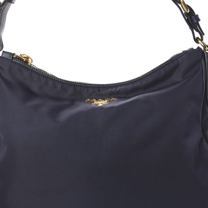 Prada Tessuto Nylon Saffiano Hobo Baltico 12 of 12