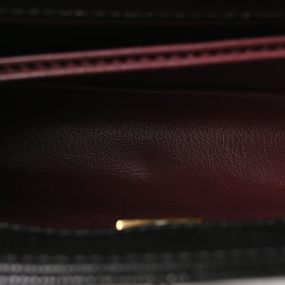 Chanel Caviar Lizard Embossed Quilted Mini Coco Handle Flap Black 5 of 10