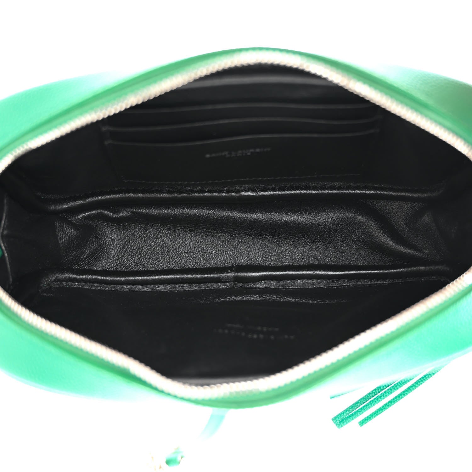Saint Laurent Grain De Poudre Matelasse Monogram Mini Lou Camera Bag Green Field 5 of 11
