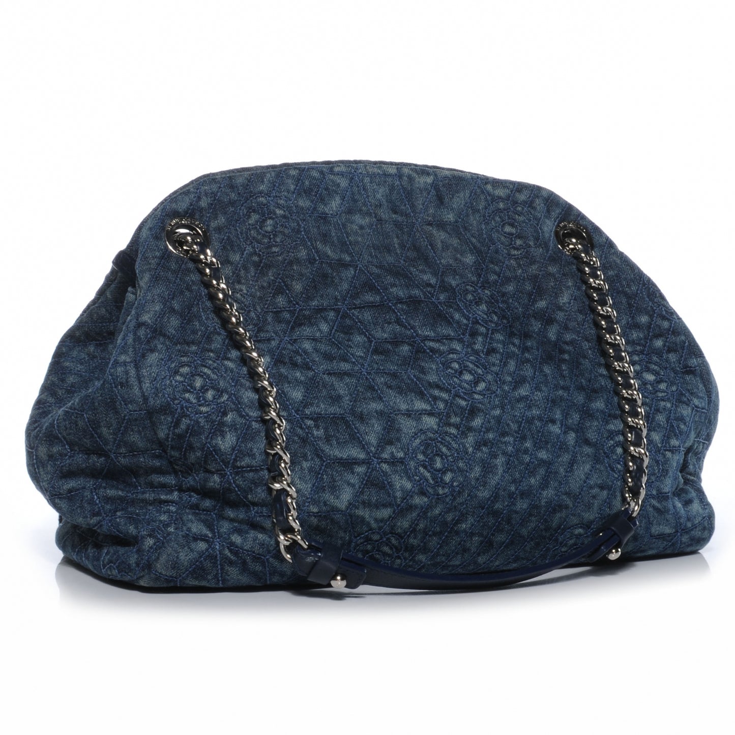 Denim Camellia Embroidered Large Just Mademoiselle Blue