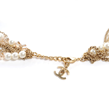 Chanel Glass Pearl Gripoix Necklace 4 of 6