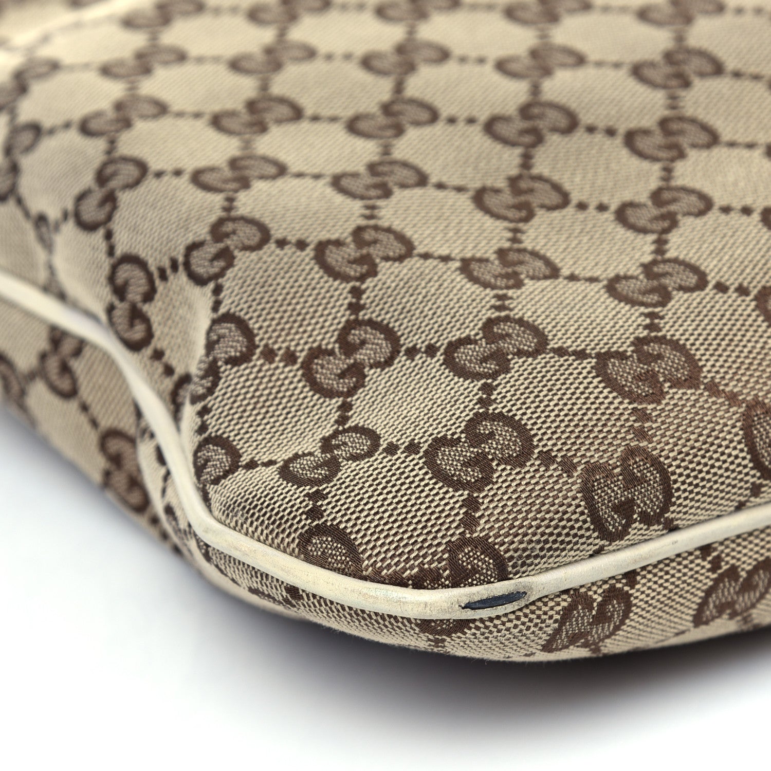 Gucci Monogram Medium New Britt Hobo Off White 7 of 11