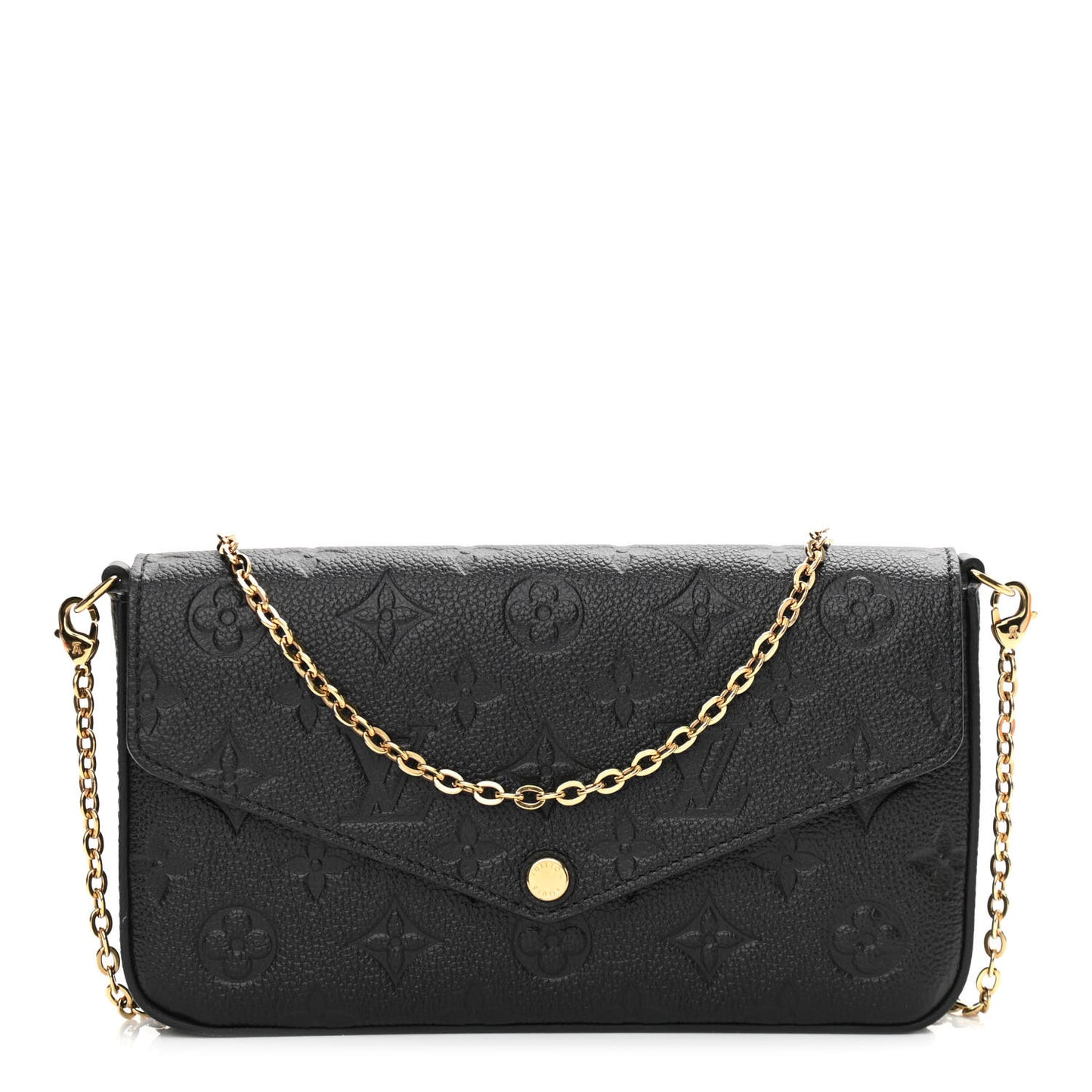 Empreinte Pochette Felicie Chain Wallet Black