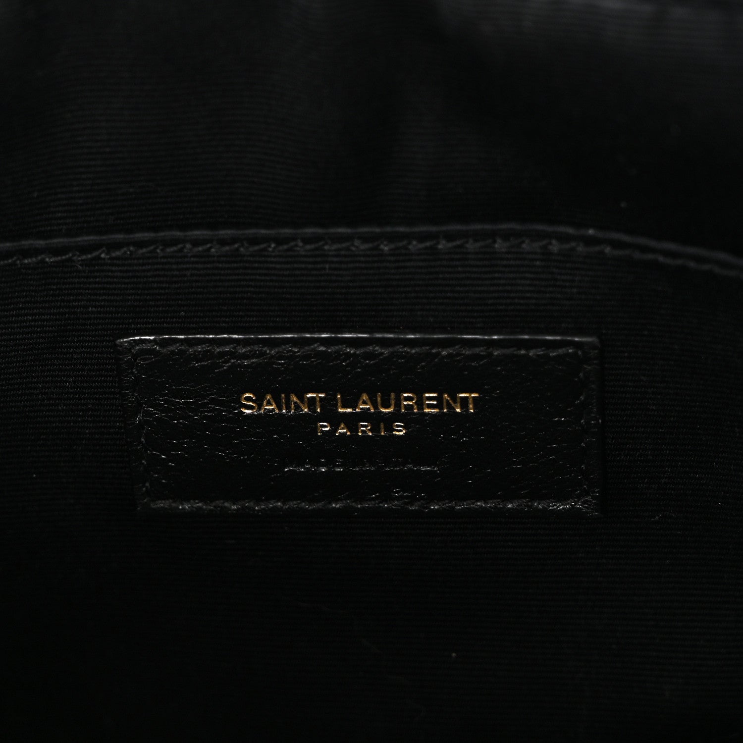 Saint Laurent Calfskin Matelasse Monogram Lou Camera Bag Black 6 of 11