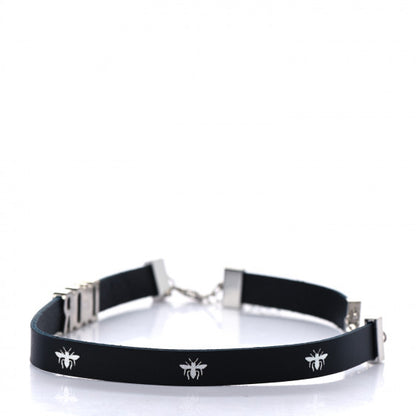 Christian Dior Calfskin Dior Bee Double Bracelet Black 5 of 5