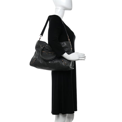 Balenciaga Agneau Giant 12 Rose Gold Hardware City Anthracite 2 of 14