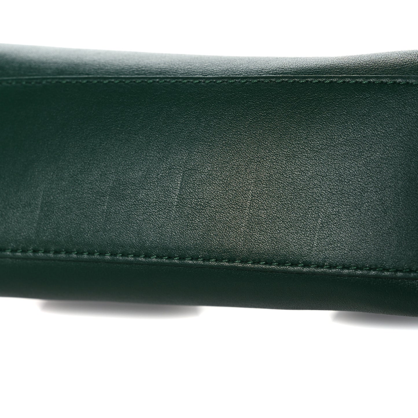 Calfskin Small The Point Triangle Bag Raintree