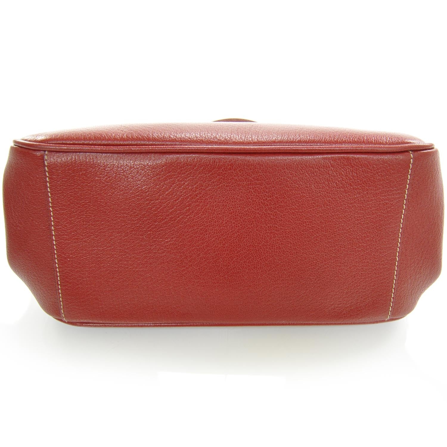 Prada Goatskin Cerniera Doctor Bag Rubino 4 of 8