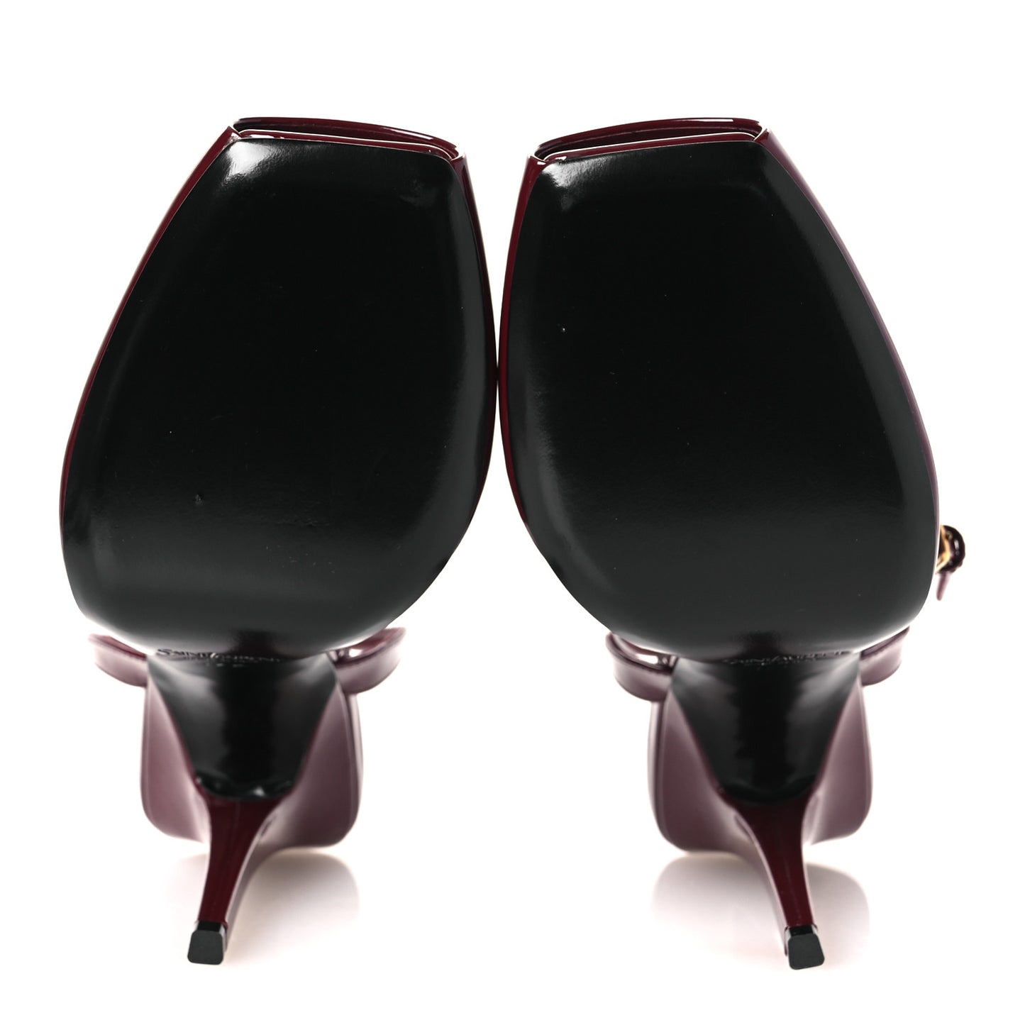 Patent Calfskin La Scandale 110 Sandals 37.5 Grenat