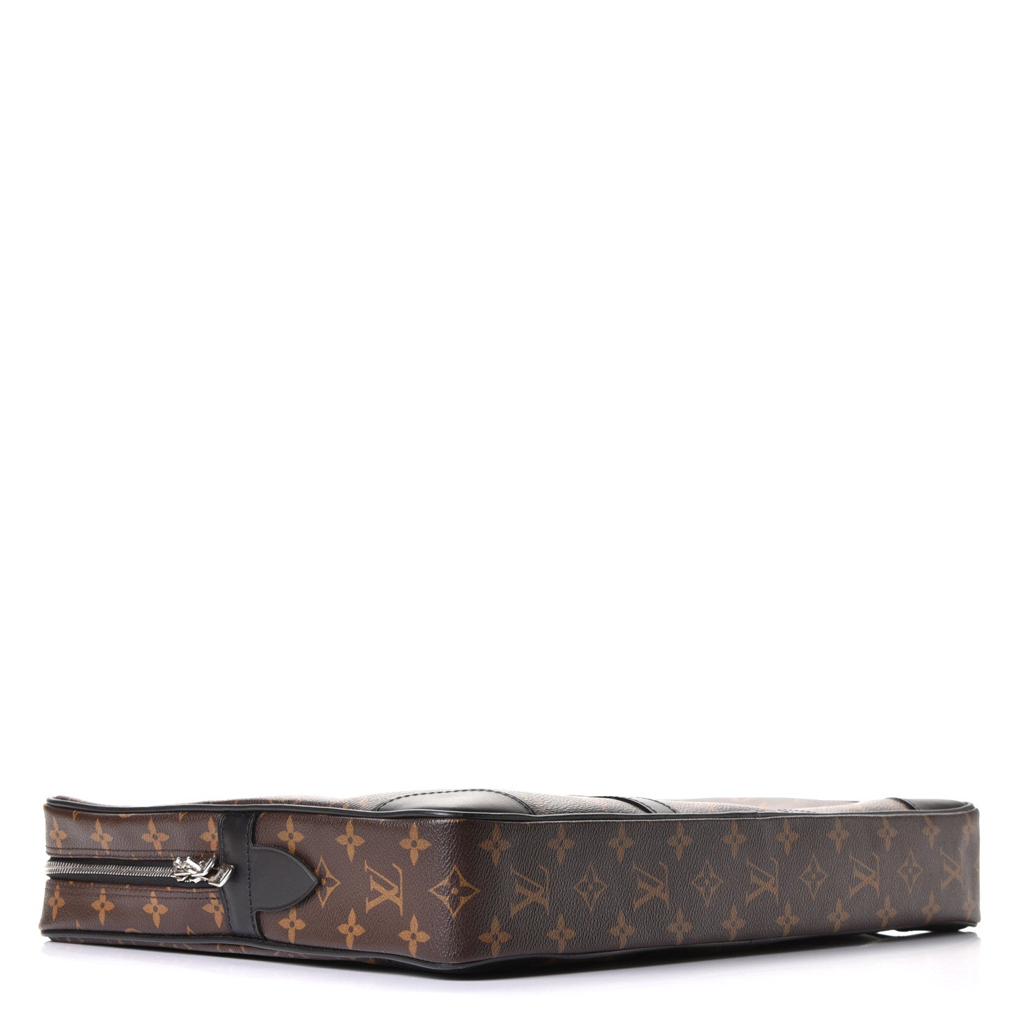 Louis Vuitton Monogram Macassar Porte Documents Voyage Soft Briefcase 3 of 4