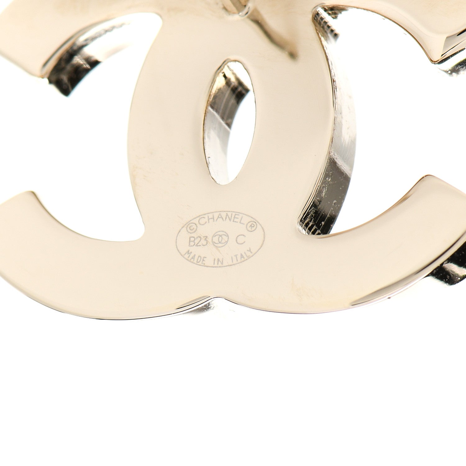 Chanel Enamel CC Earrings Gold Black Pink 4 of 5