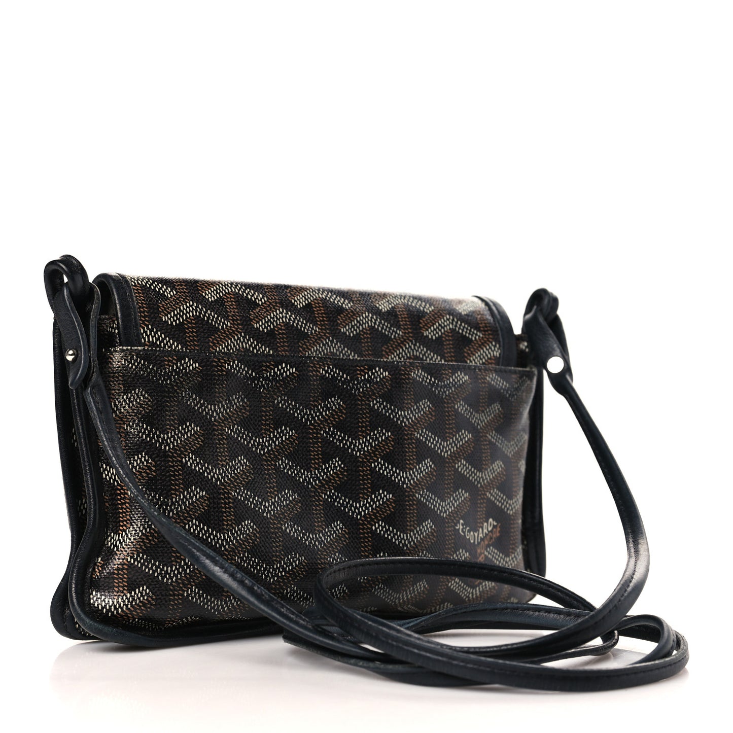 Goyardine Plumet Wallet Clutch Black