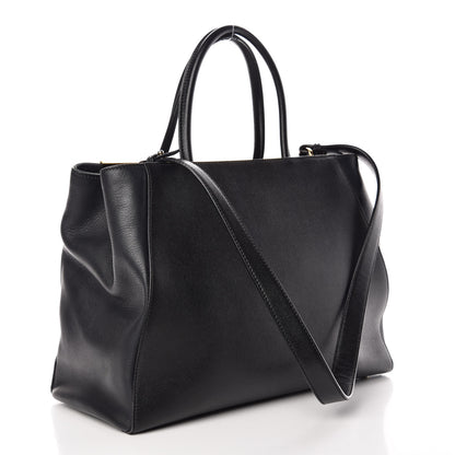 Fendi Vitello Elite Regular 2Jours Tote Black 4 of 10