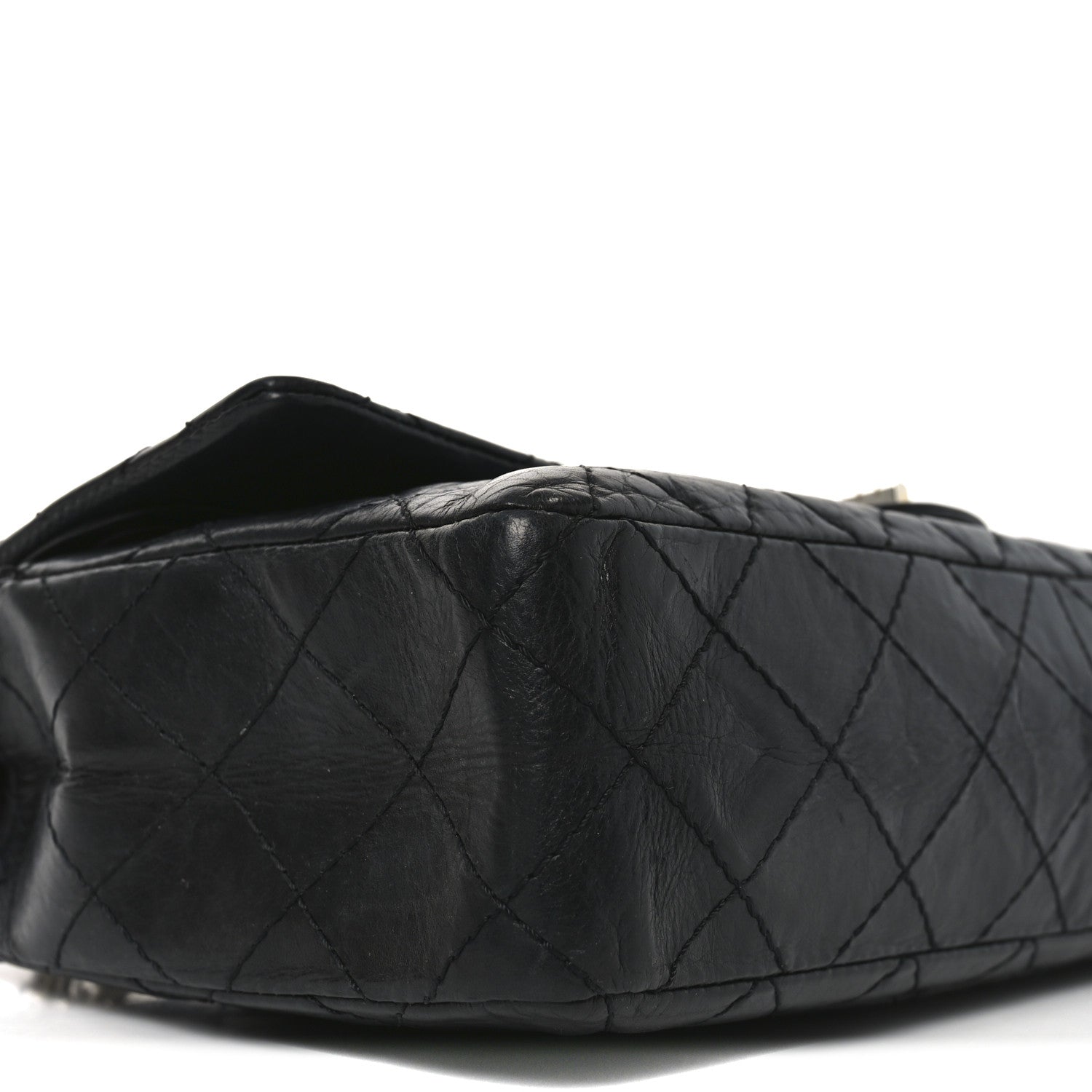 Chanel Aged Calfskin Quilted 50th Anniversary 2.55 Reissue 226 Black 9 of 11