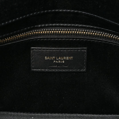 Saint Laurent Quilted Satin Monogram Medium Jamie Black 6 of 10