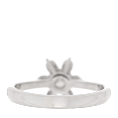 Tiffany Platinum Diamond Flower Ring 49 4.75 3 of 7