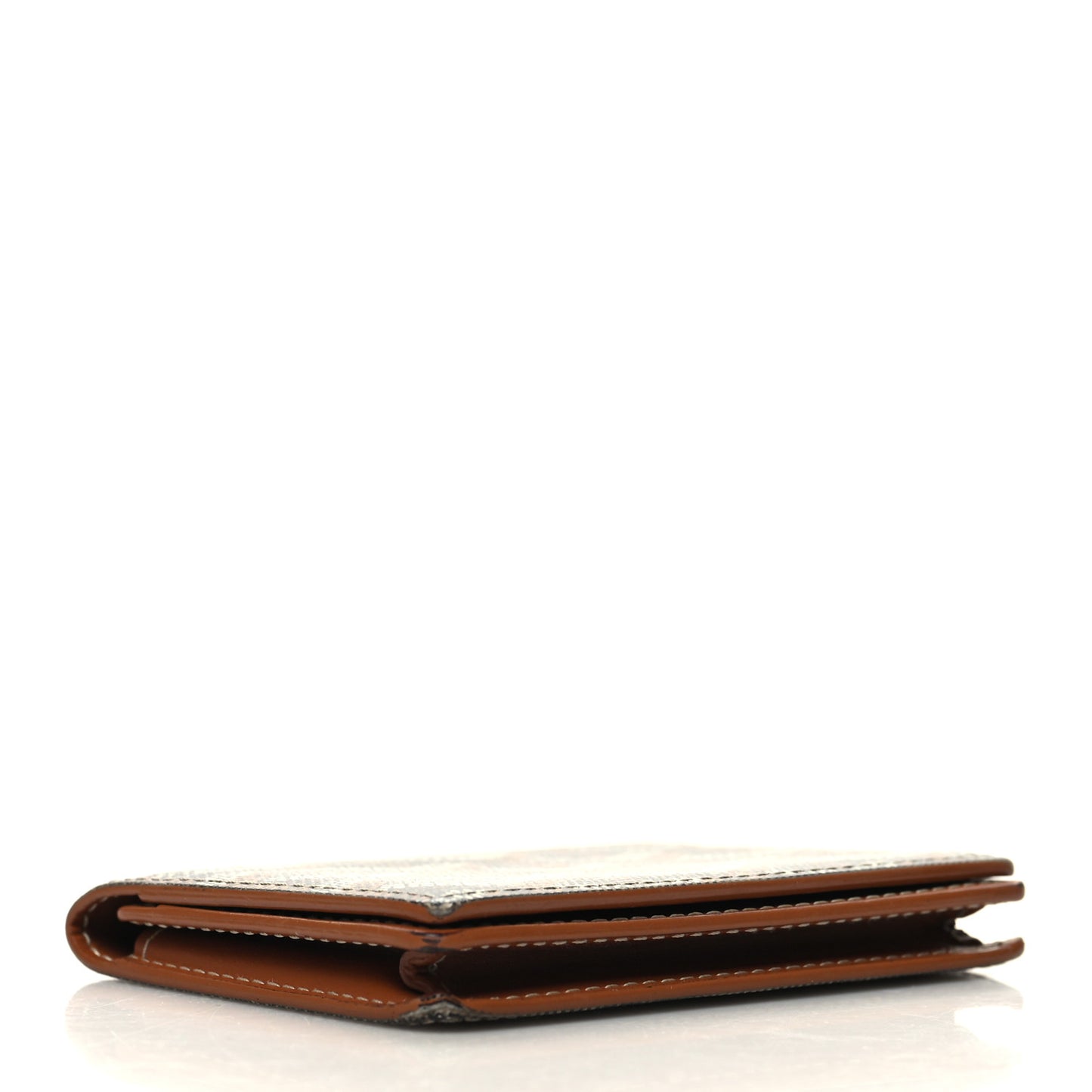 Goyardine Business Card Holder Black Gold