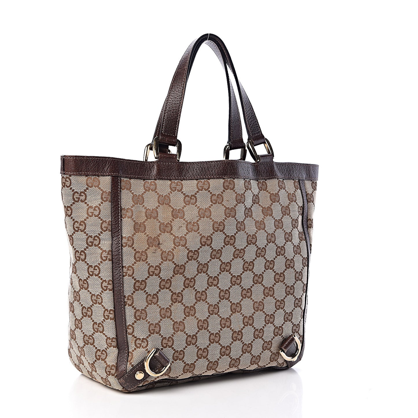 Monogram Abbey Small Tote Dark Brown