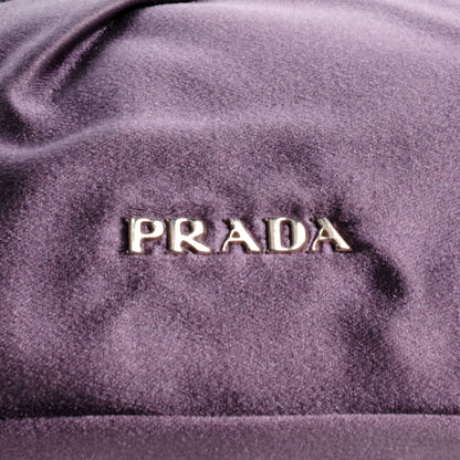 Prada Satin Crystal Clutch Purple 7 of 7