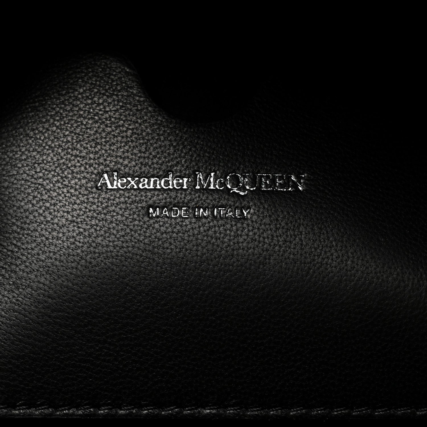 Alexander McQueen Nappa Skull Four Ring Clutch Black 4 of 9