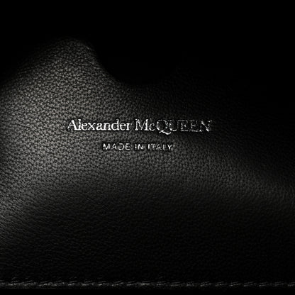 Alexander McQueen Nappa Skull Four Ring Clutch Black 4 of 9