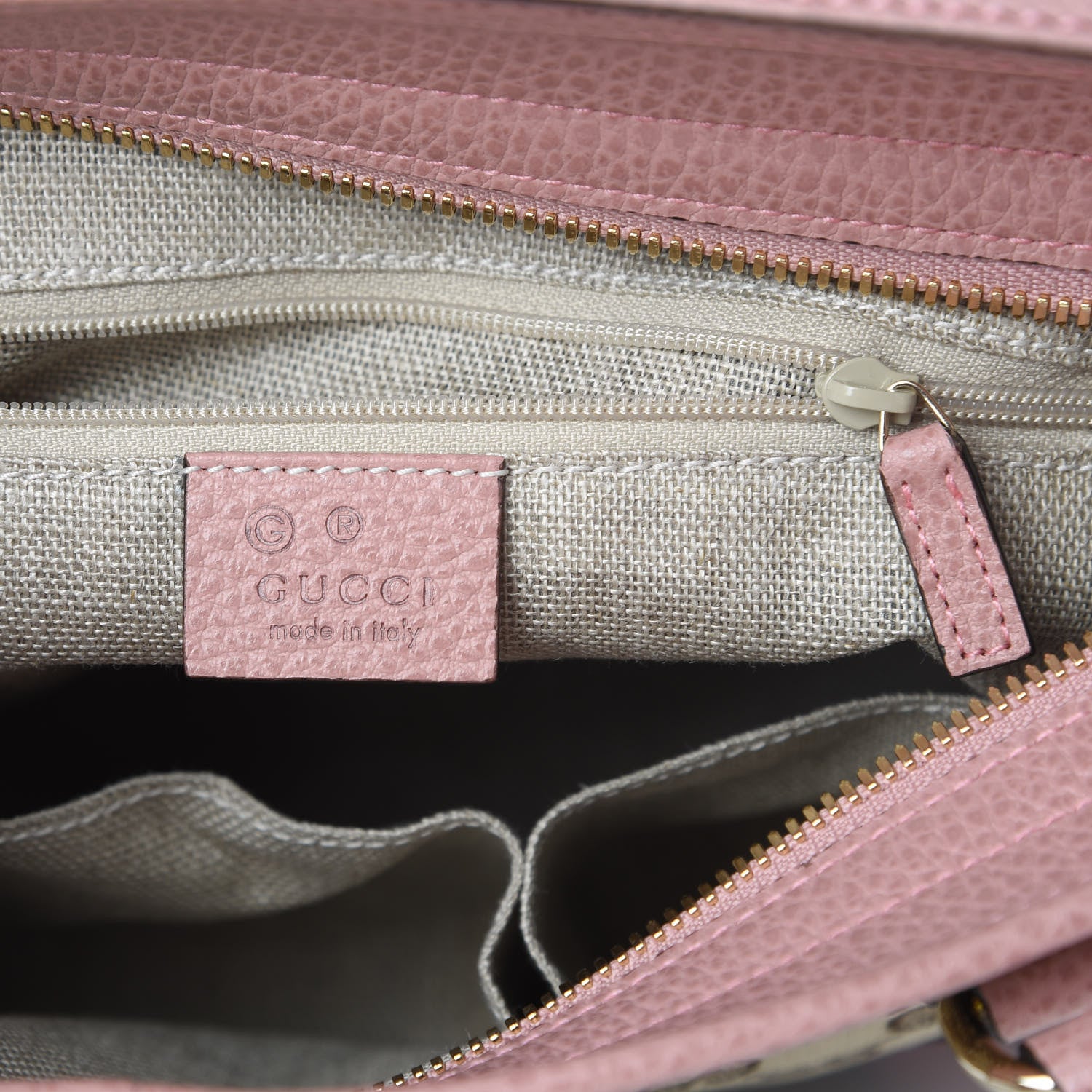 Gucci Monogram Small Bree Tote Beige Soft Pink 6 of 10
