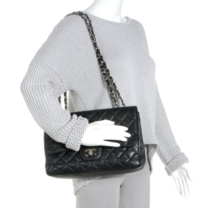 Chanel Caviar Jumbo Single Flap Black 2 of 7