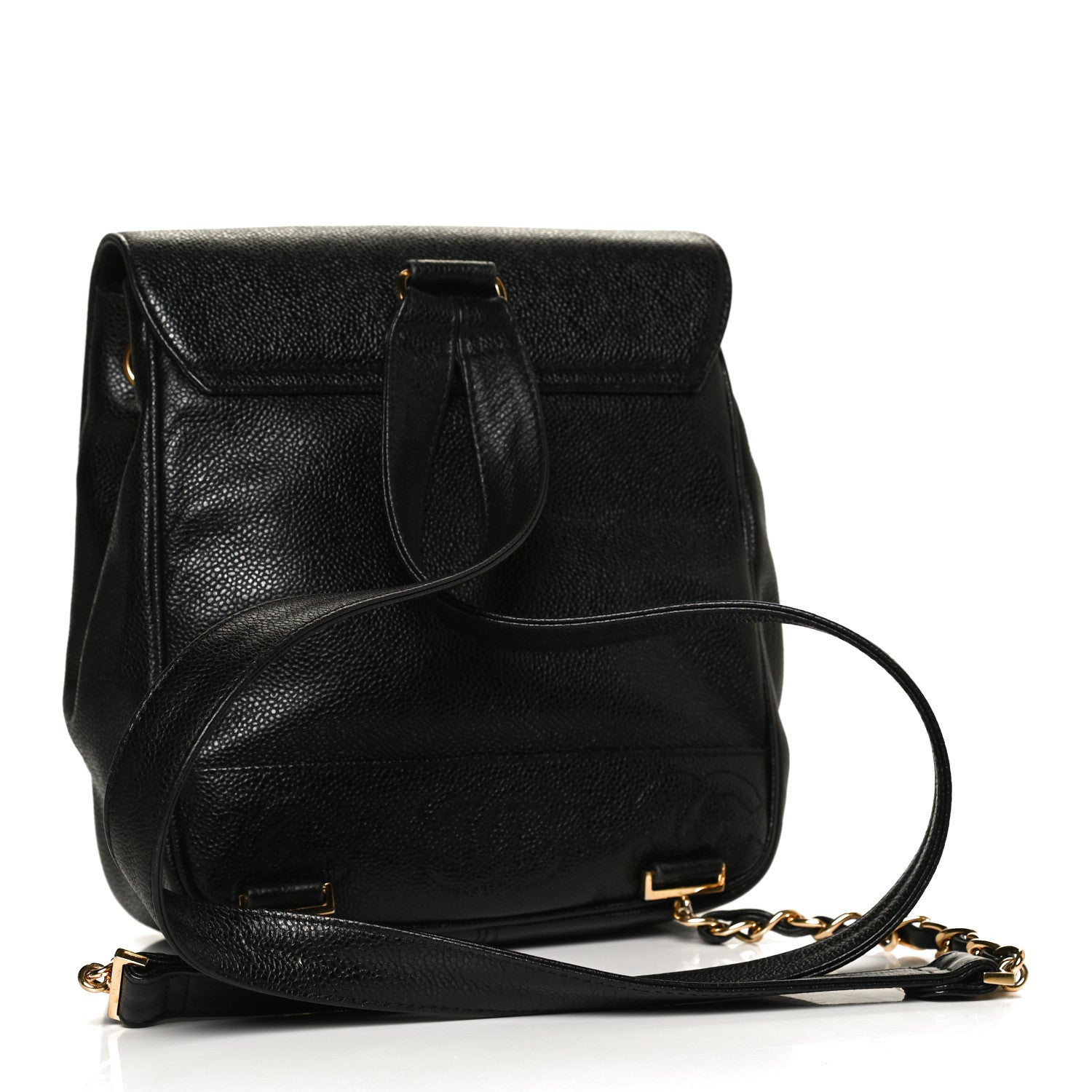 Chanel Caviar CC Backpack Black 2 of 8
