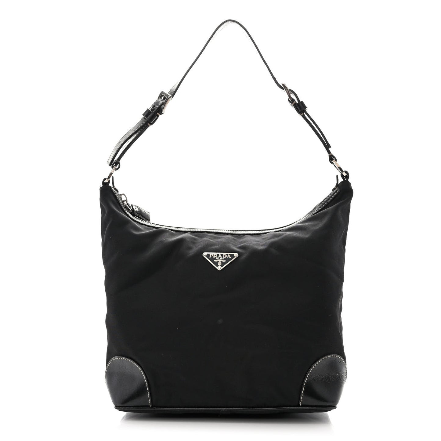 Tessuto Nylon Hobo Black
