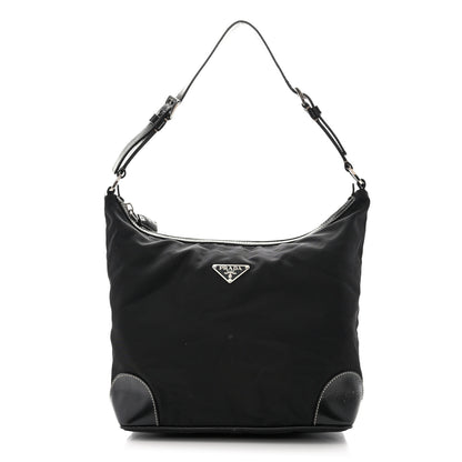 Prada Tessuto Nylon Hobo Black 1 of 16