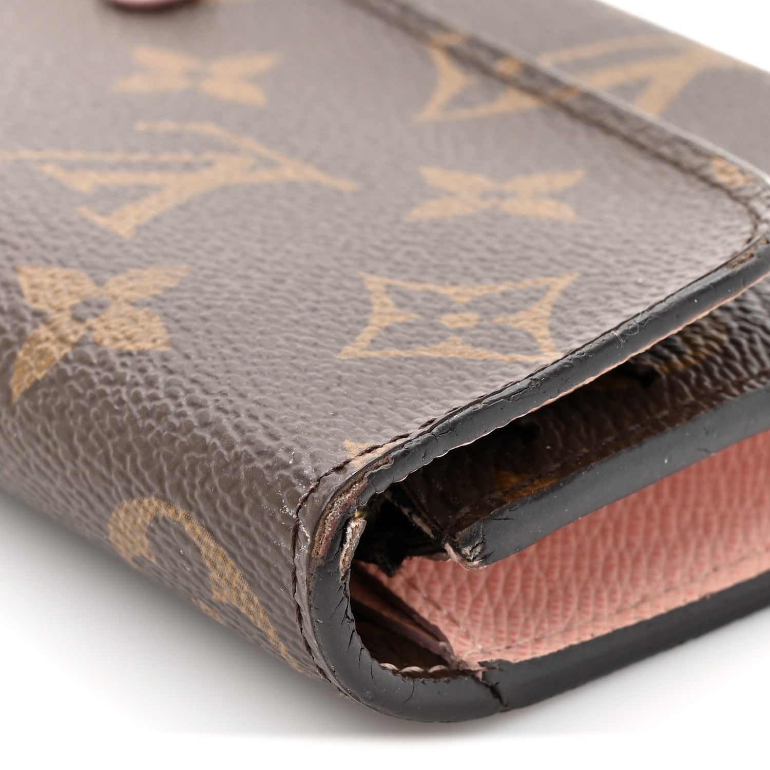 Louis Vuitton Monogram Emilie Wallet Rose Ballerine 10 of 10