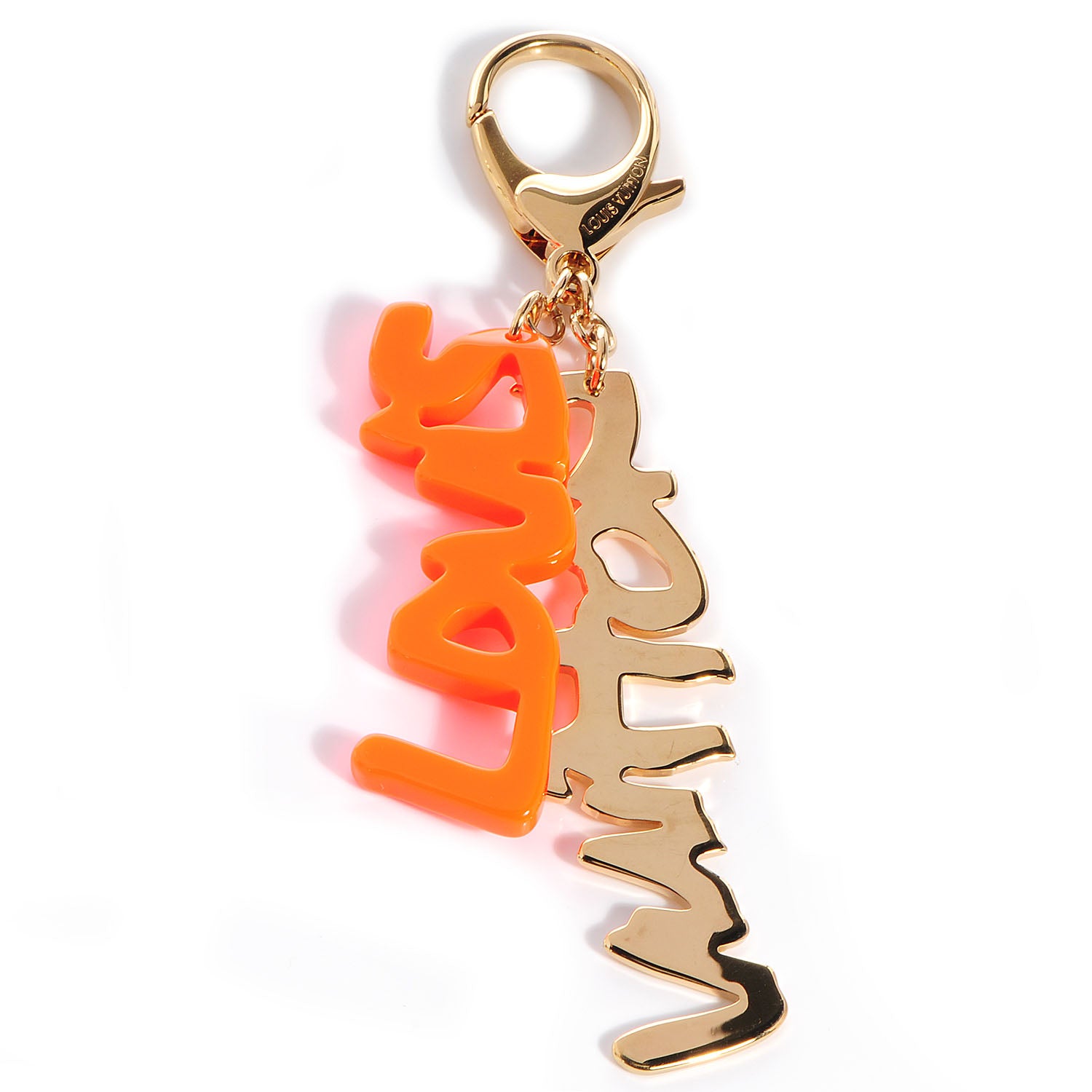 Louis Vuitton Graffiti Bag Charm Orange 1 of 4