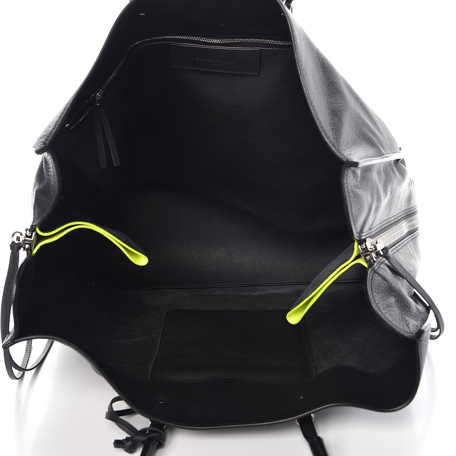 Balenciaga Supple Calfskin Papier A4 Zip Around Tote Black 5 of 11
