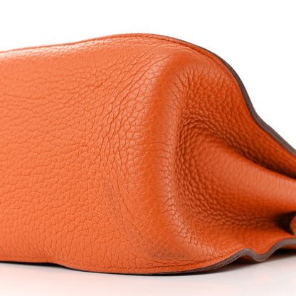 Hermes Taurillon Clemence Jypsiere 28 Orange 10 of 14
