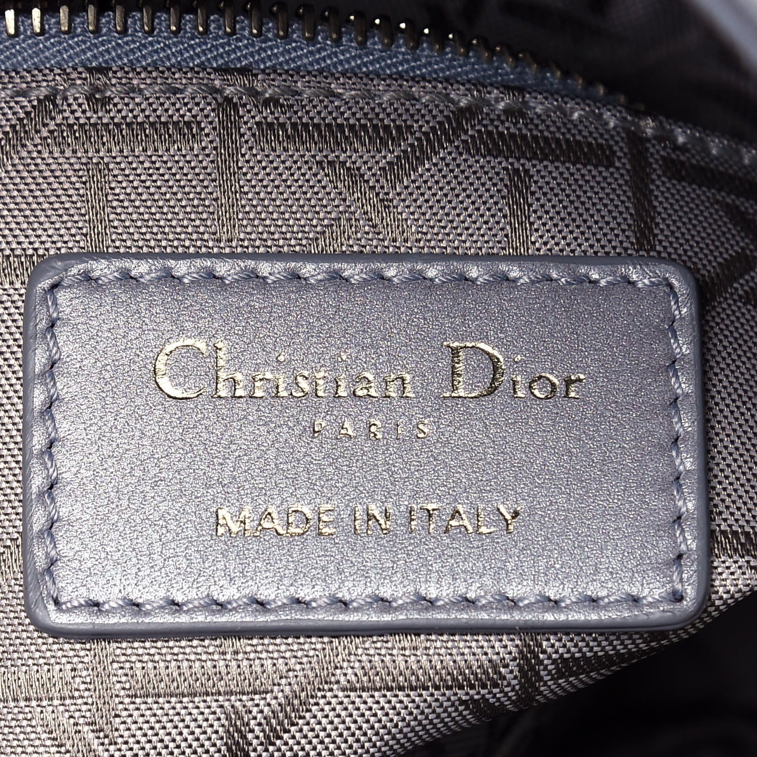 Christian Dior Metallic Lambskin Cannage Mini Lady Dior Grey 6 of 14