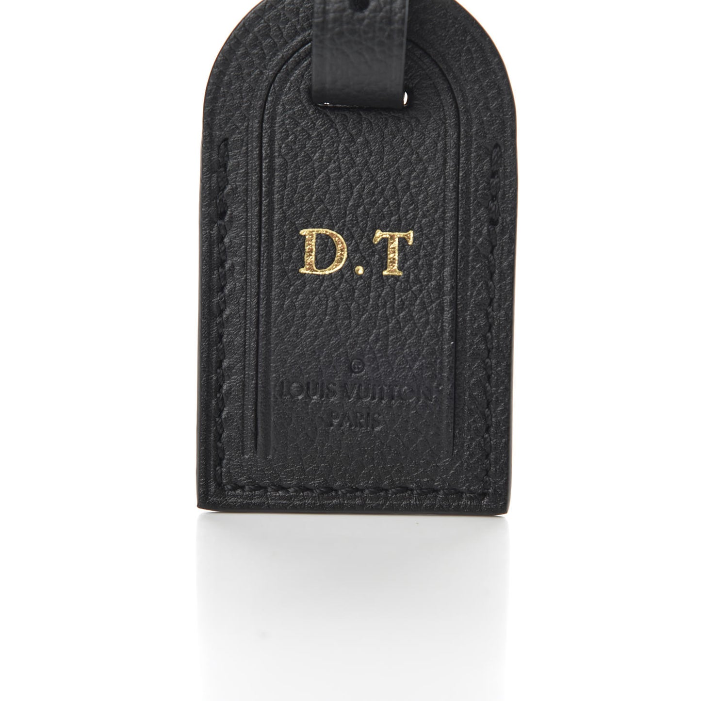 Taurillon Luggage Tag Black