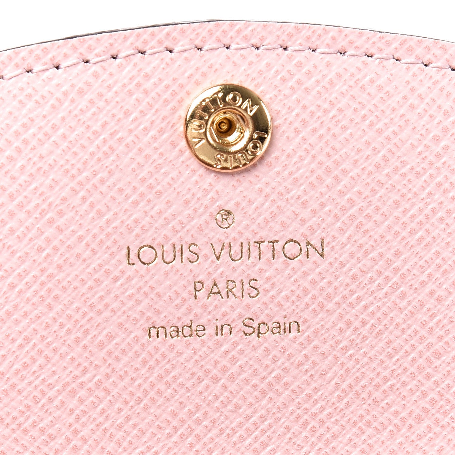 Louis Vuitton Damier Ebene Rosalie Coin Purse Rose Ballerine 6 of 8