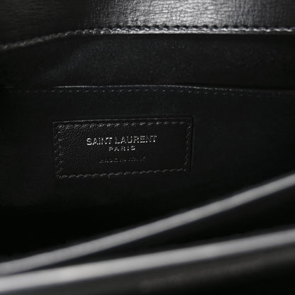 Saint Laurent Calfskin Large Monogram Sunset Black 6 of 12