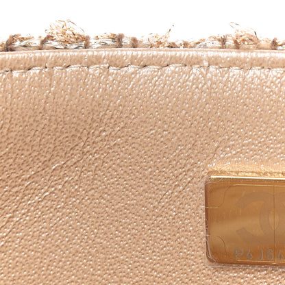Chanel Tweed Quilted Mini Rectangular Flap Beige 9 of 11