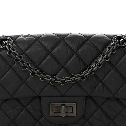 Chanel Aged Calfskin Quilted 2.55 Reissue Mini Flap So Black 8 of 12