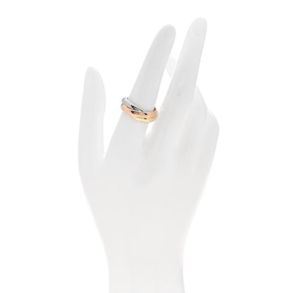Cartier 18K Pink Yellow White Gold Classic Trinity Ring 55 7.25 2 of 5
