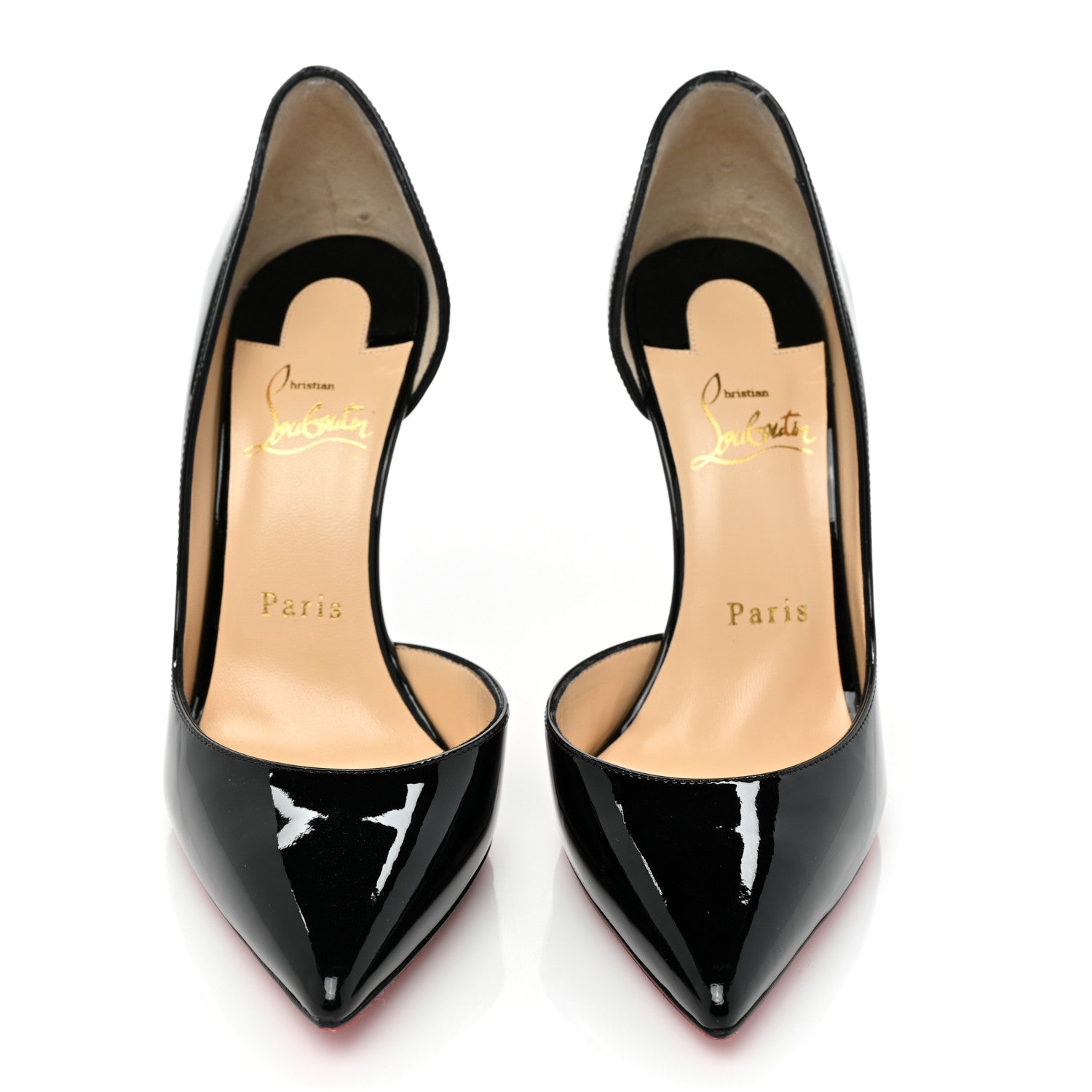 Christian Louboutin Patent Iriza 100 Pumps 37 Black 2 of 14