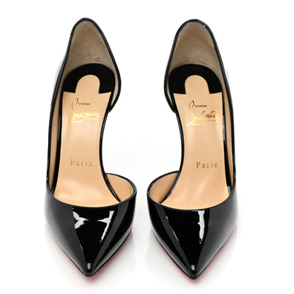 Christian Louboutin Patent Iriza 100 Pumps 37 Black 2 of 14
